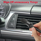 5PC Car Detailing Brush Kit — Boar Hair Interior & Wheel Cleaning Set