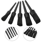 5PC Car Detailing Brush Kit — Boar Hair Interior & Wheel Cleaning Set