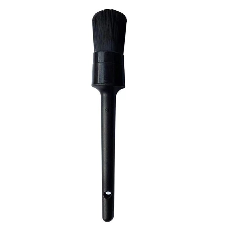 5PC Car Detailing Brush Kit — Boar Hair Interior & Wheel Cleaning Set